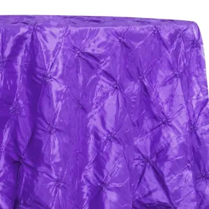 1pc - Belly Button (Pinwheel) Table Linen 132" Round - Purple