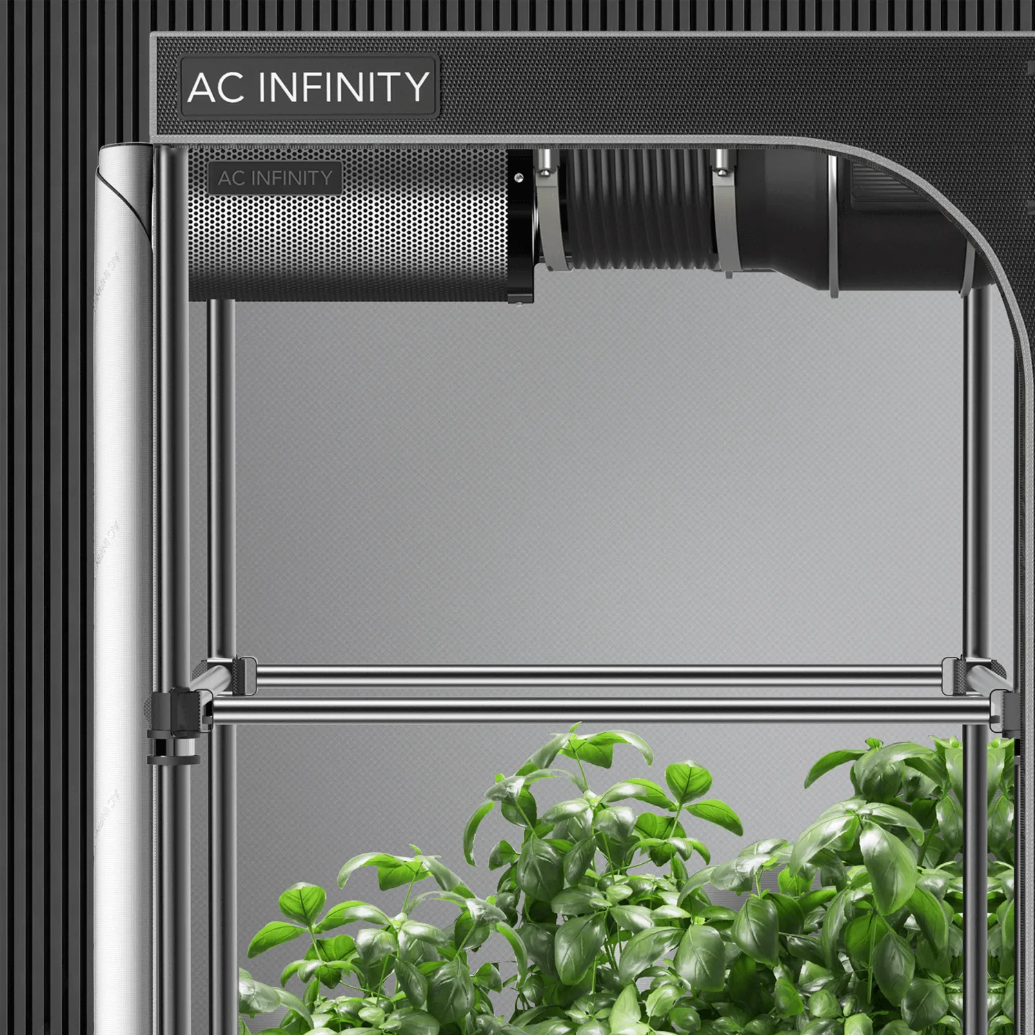 AC Infinity Grow Tent Mounting Bars, for Indoor Grow Spaces, 2x4'