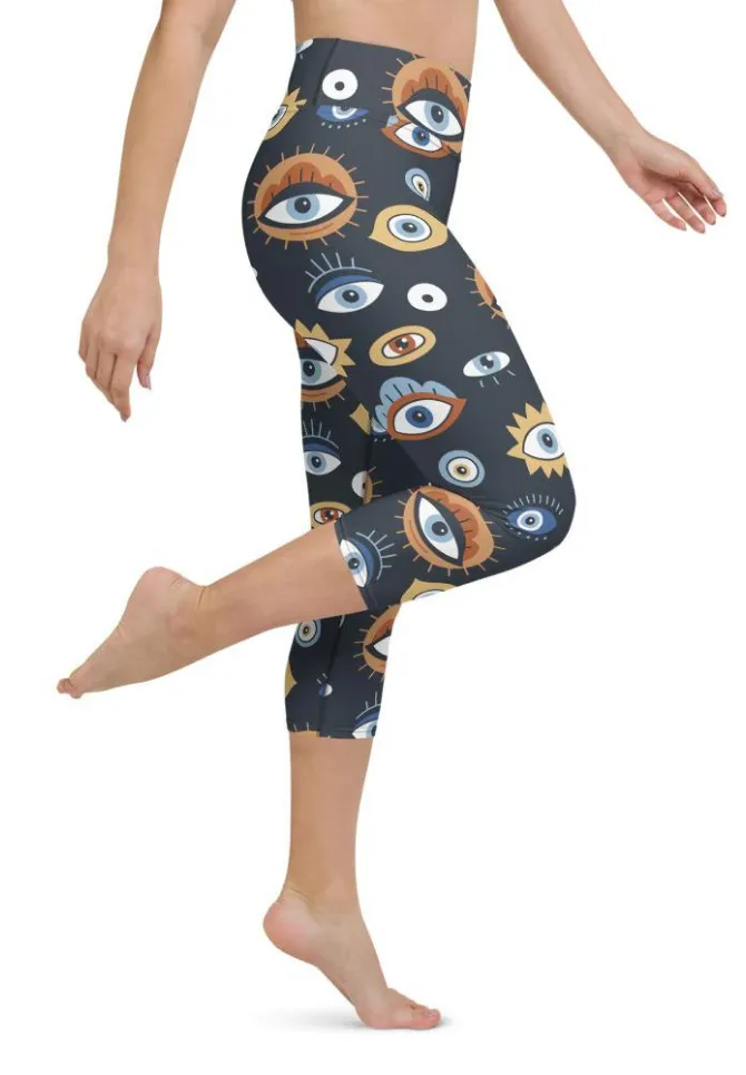 All Eyes On Me Yoga Capris