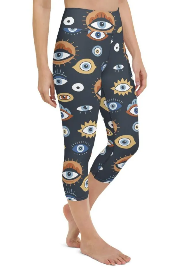 All Eyes On Me Yoga Capris