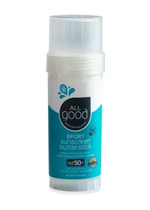 All Good SPF 50  Sport Butter Stick-2.75 oz Sunscreen