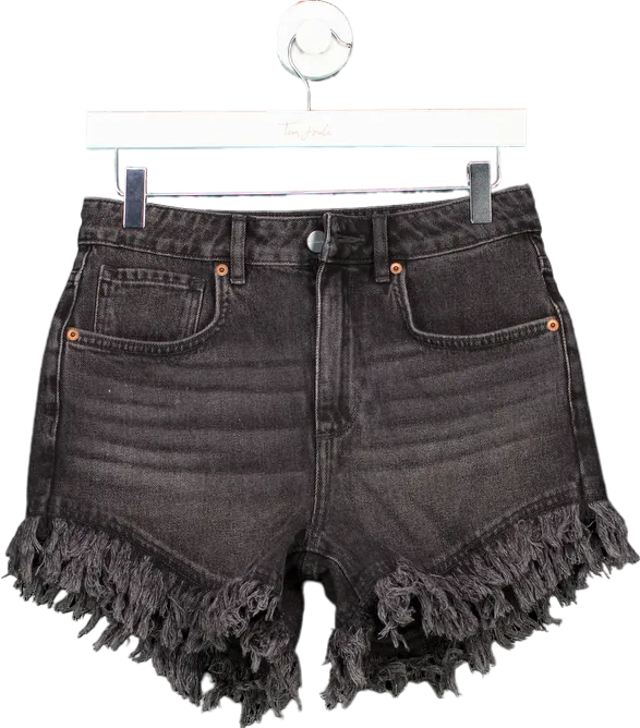 AllSaints Black Charle Pray Shorts W 25