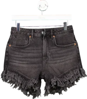 AllSaints Black Charle Pray Shorts W 25