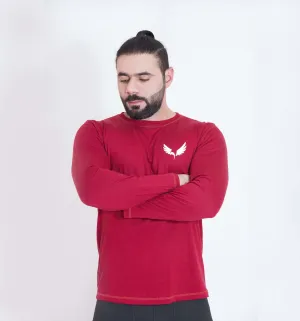 ARMOUR TEE LONG SLEEVE RED