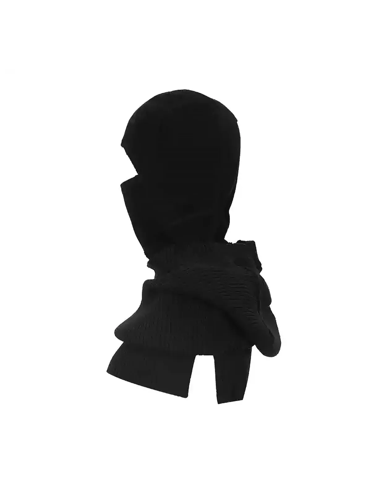 Balaclava Distressed Knitted Mask