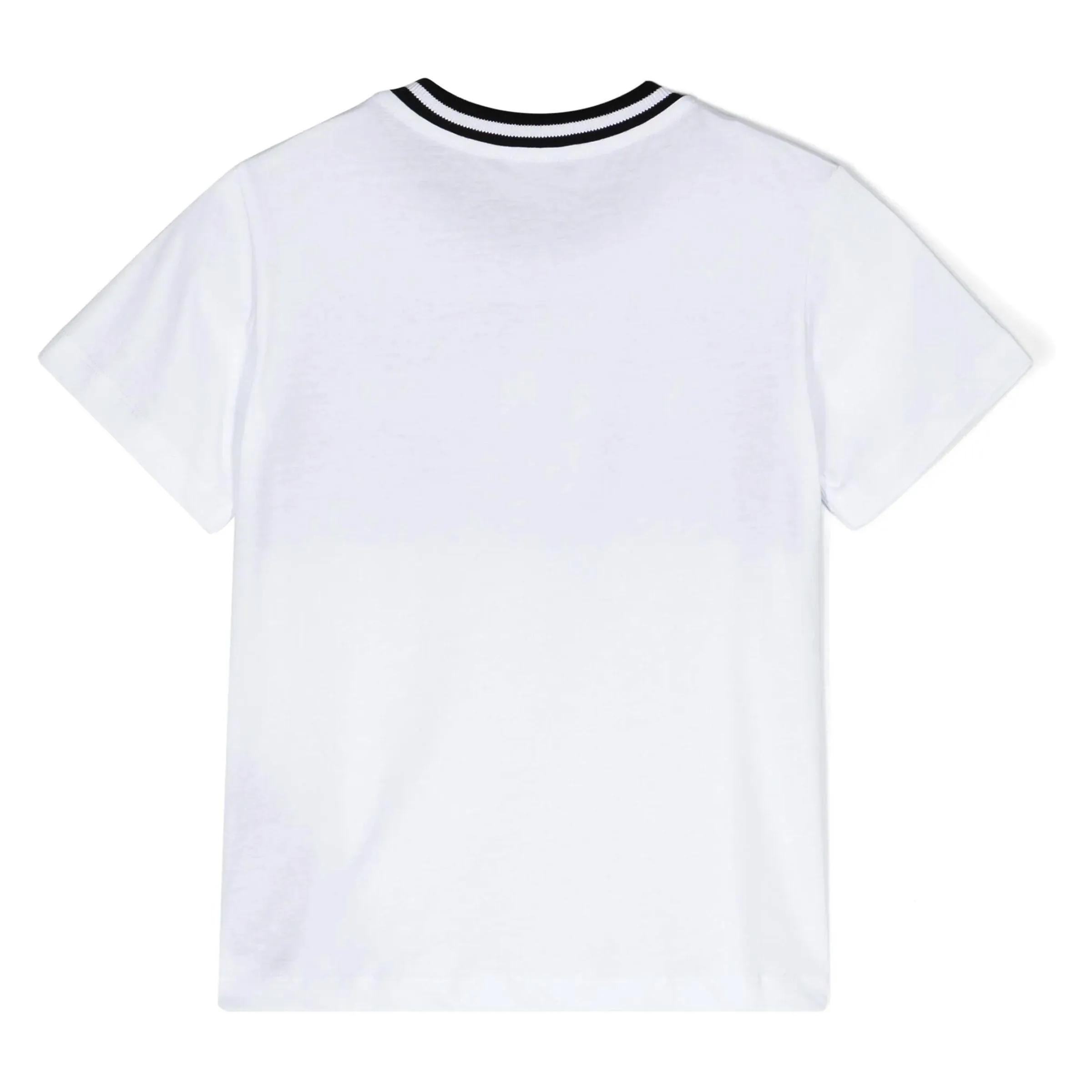 Balmain-Block Logo T-Shirt-BV8Q91-Z0082-100NE-White