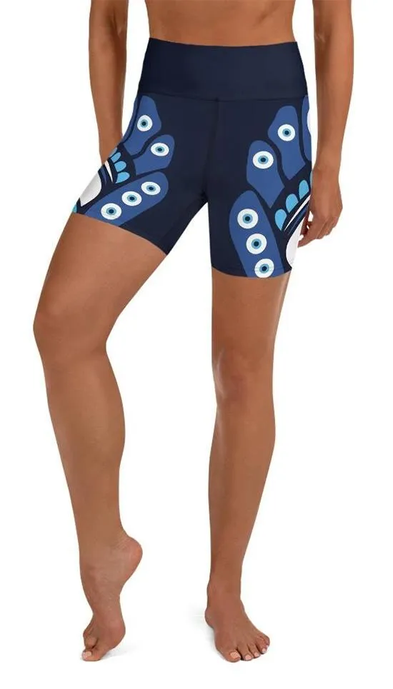 Blue Eye Yoga Shorts