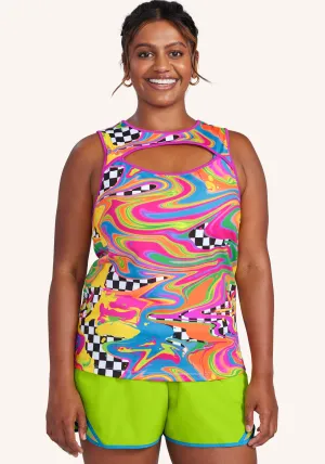 Brittany Allen x Peloton Printed Cut Out Tank