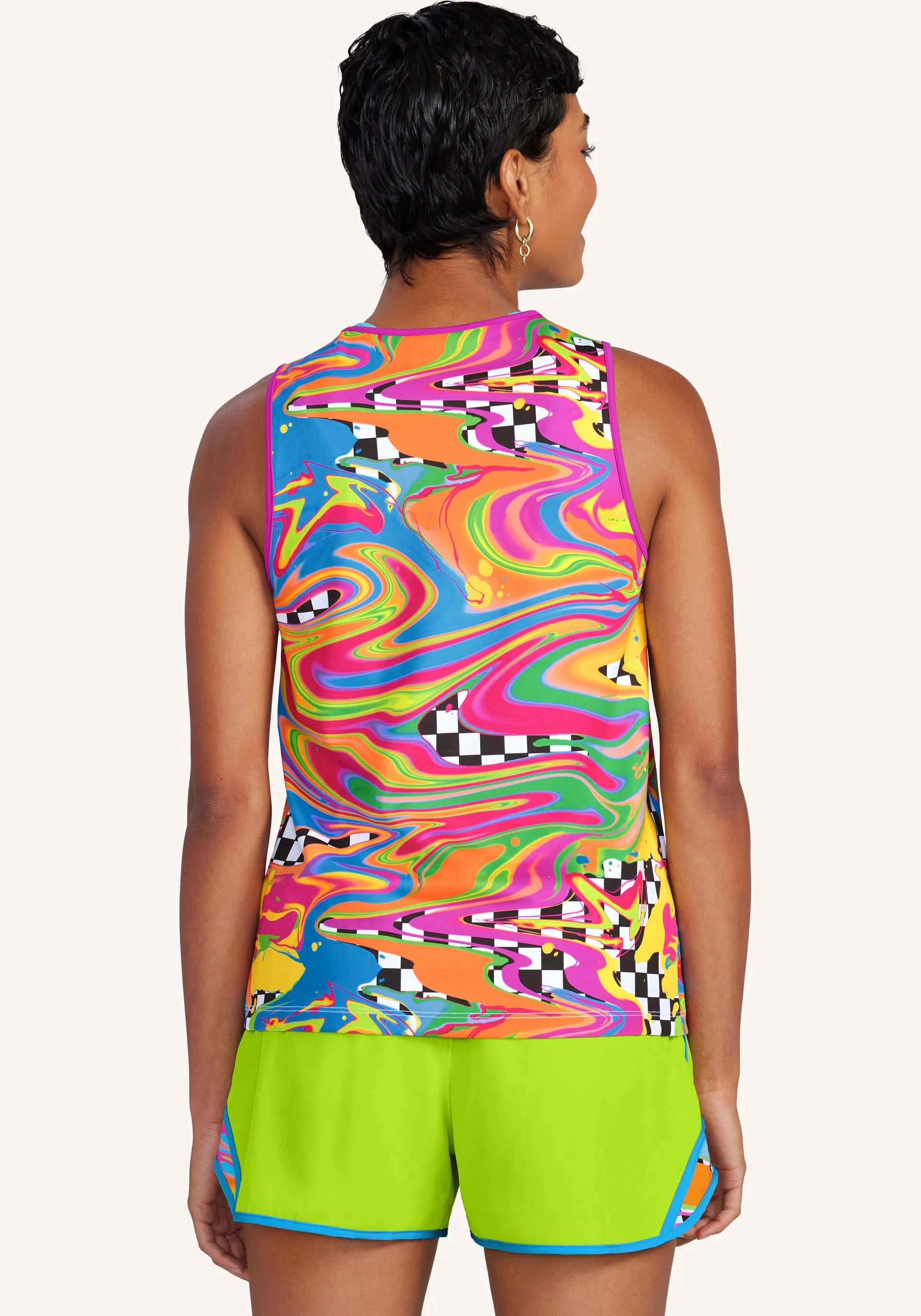 Brittany Allen x Peloton Printed Cut Out Tank