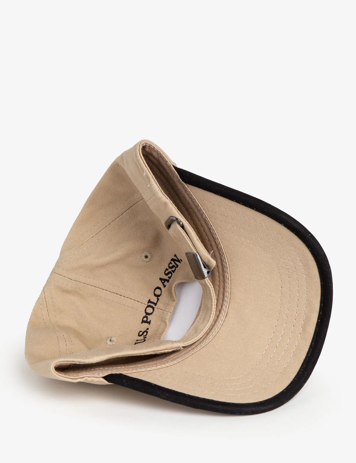 BRUSHED CAP WITH INSET BRIM