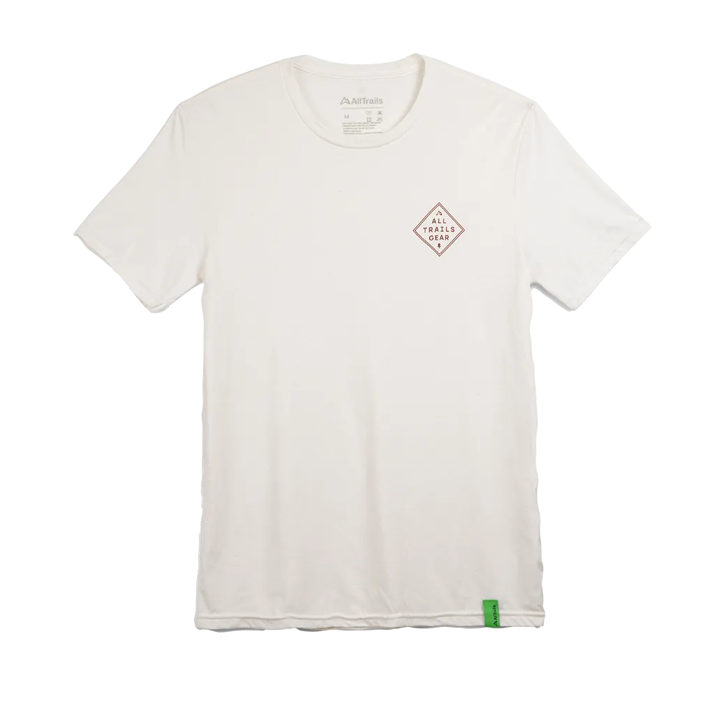 Camp AllTrails Badge Tee - White