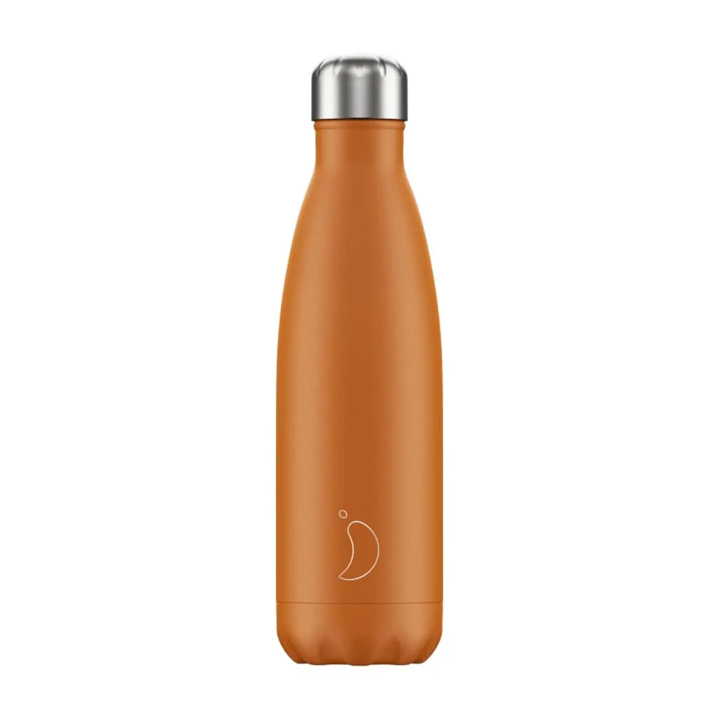 Chilly's Bottle Matte Burnt Orange 500ml