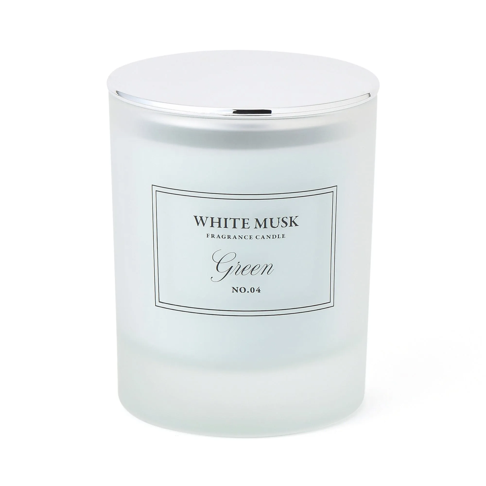 Classic Flower White Musk Green Candle