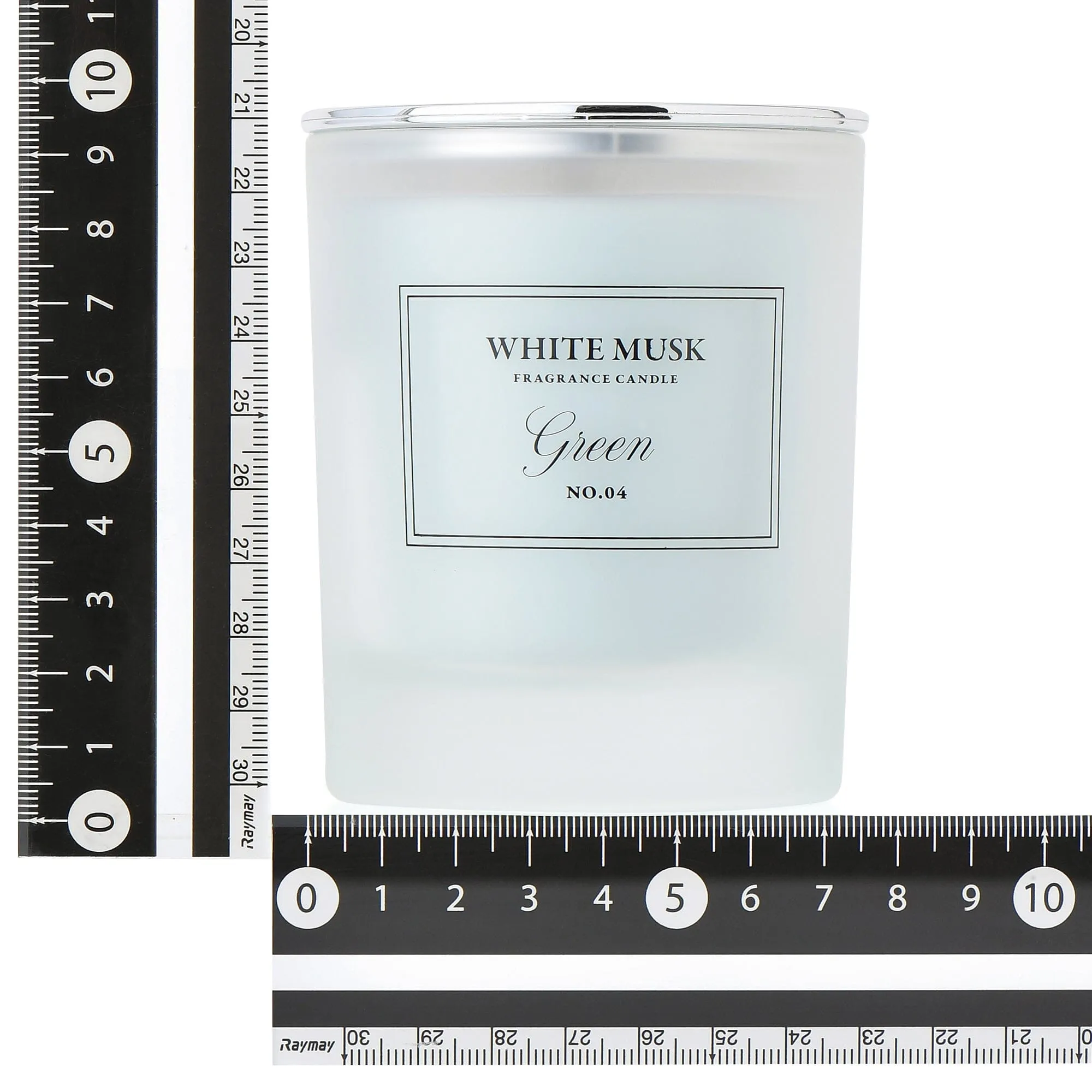 Classic Flower White Musk Green Candle