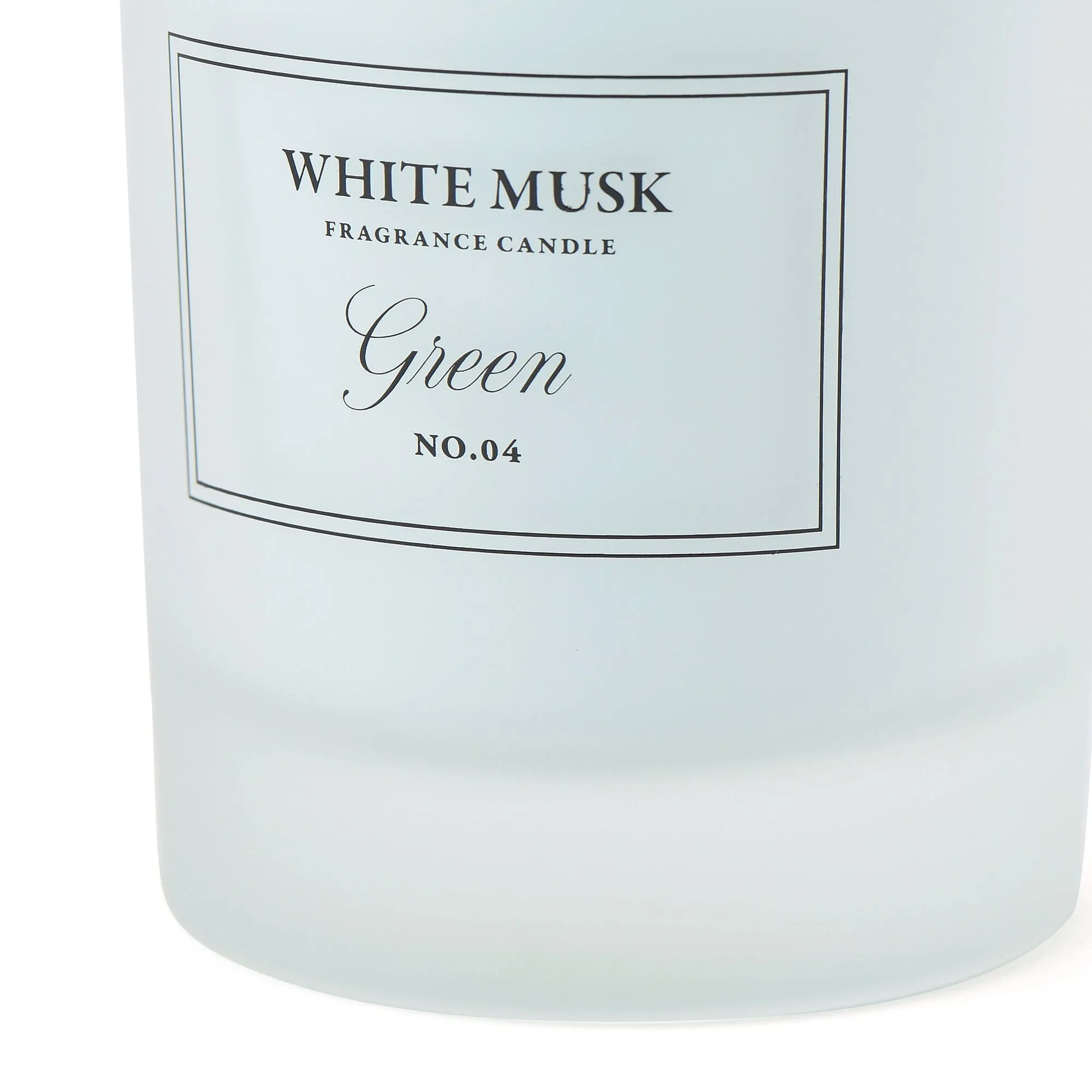 Classic Flower White Musk Green Candle