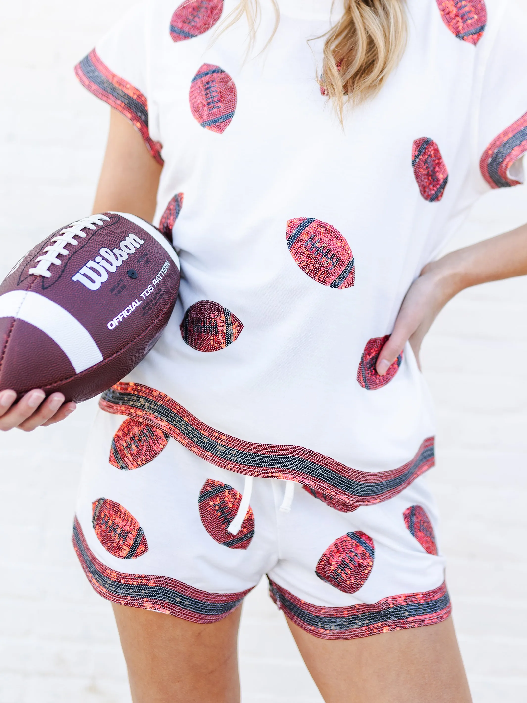 Ginny Shorts | Red   Black