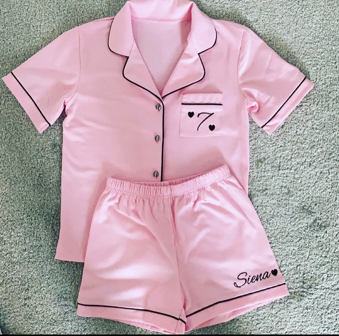 Girls Birthday Pjs Cotton