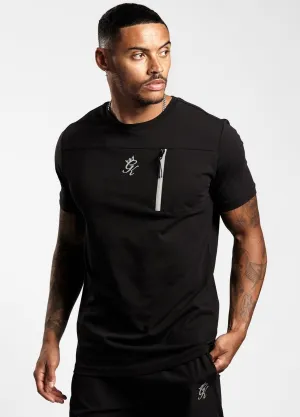 Gym King Miles Tee - Black/Reflective