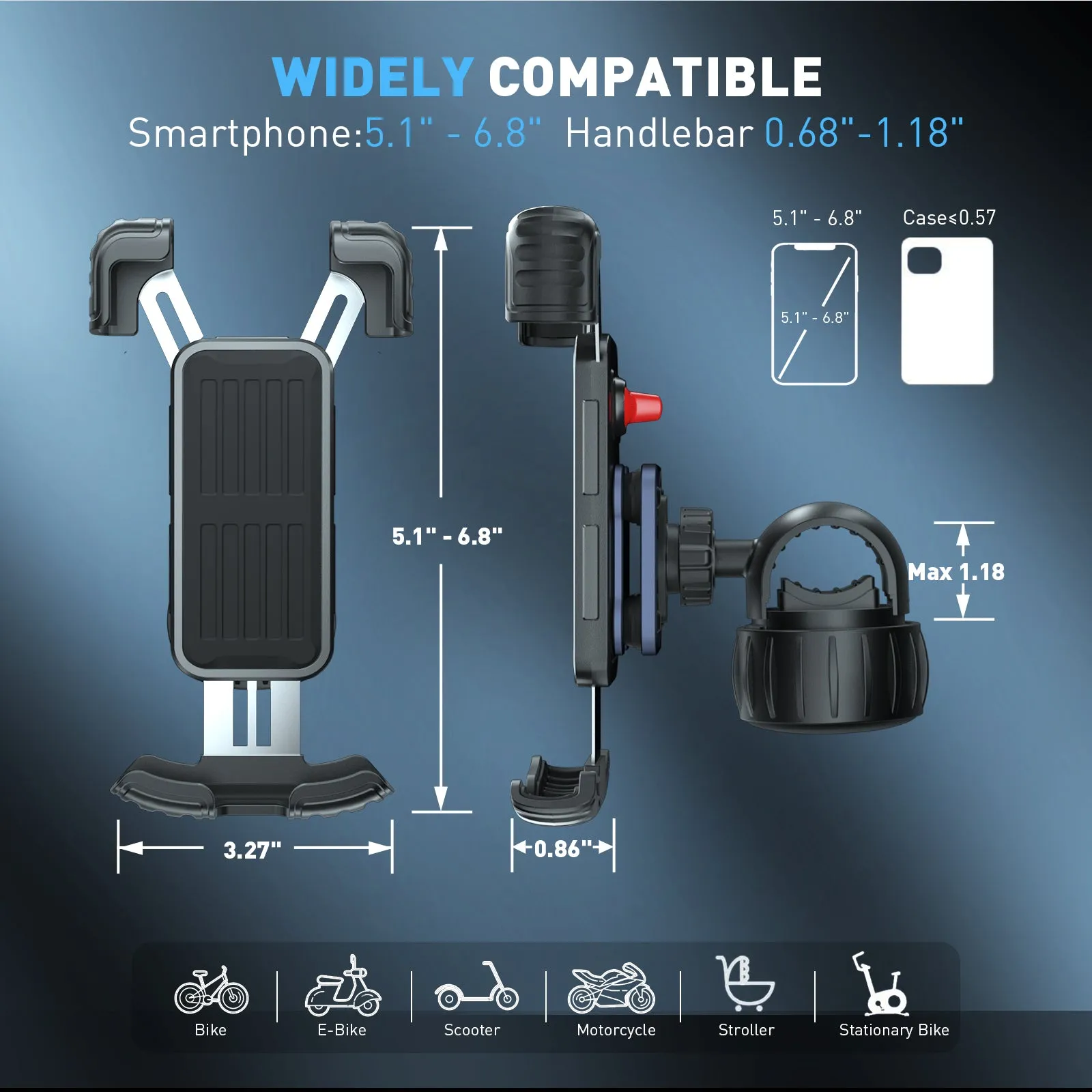 Hiboy Anti-Shake Phone Holder for Scooters or Bikes