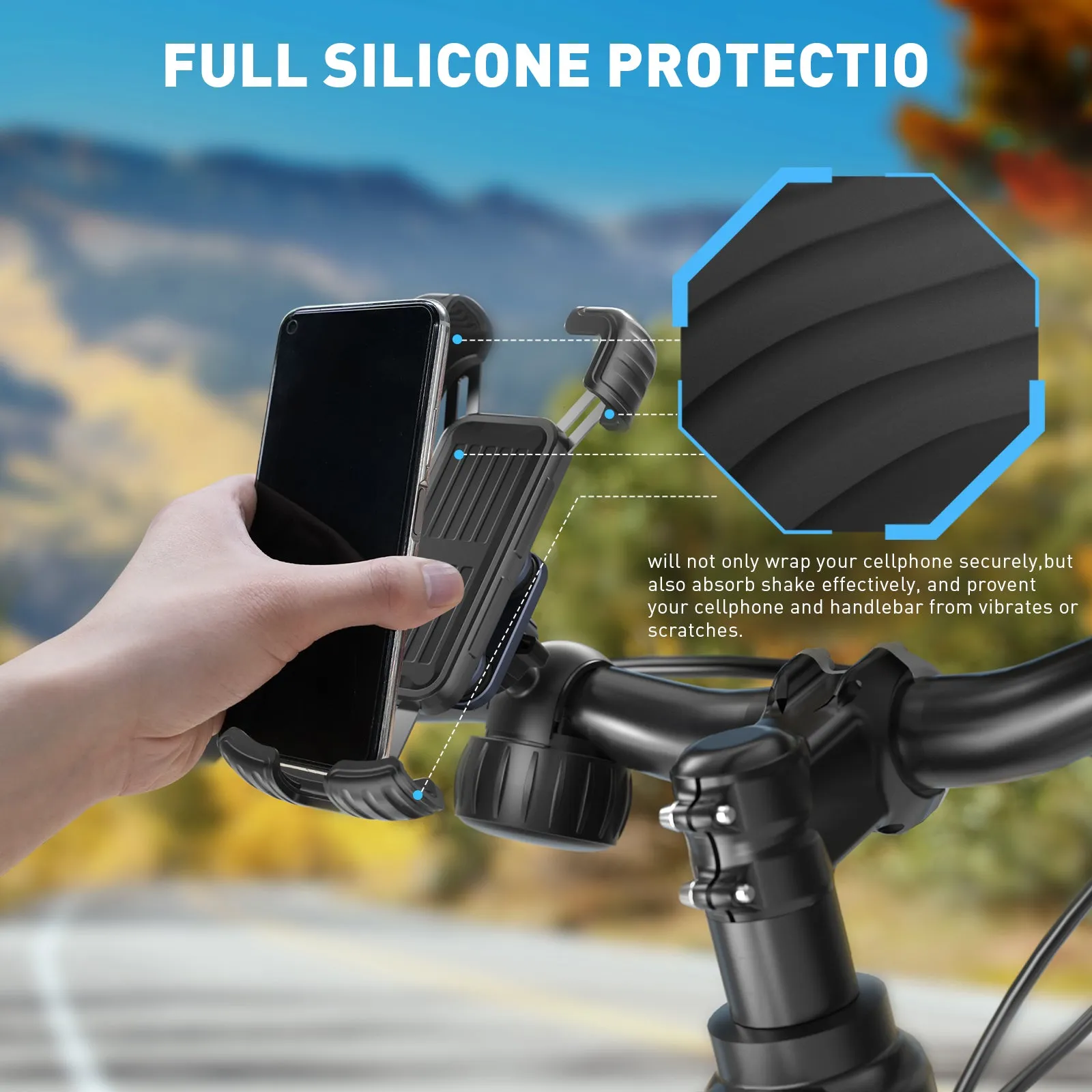 Hiboy Anti-Shake Phone Holder for Scooters or Bikes