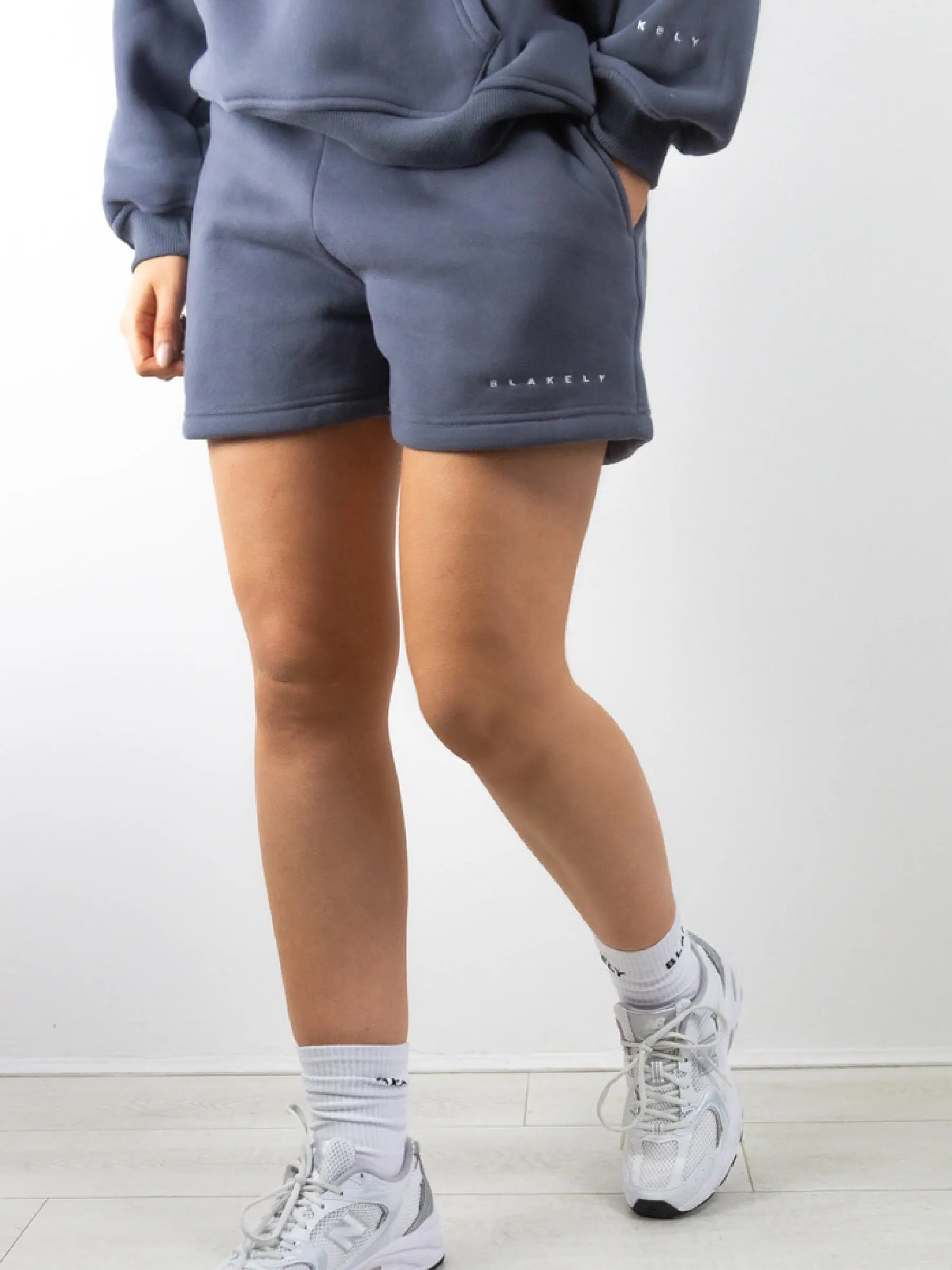 Isabel Jogger Shorts - Blue