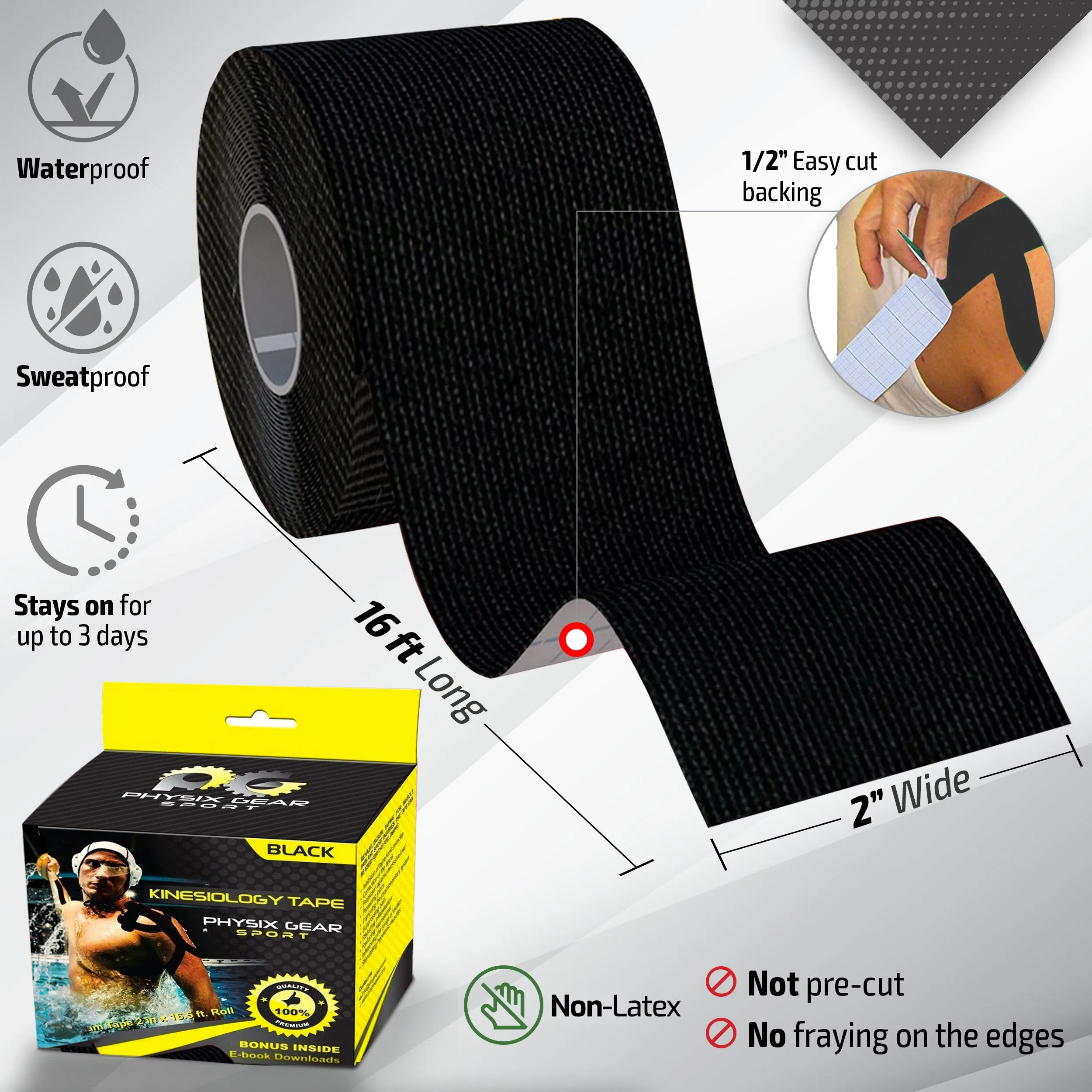 Kinesiology Tape - Support and Pain Relief for Active Lifestyles