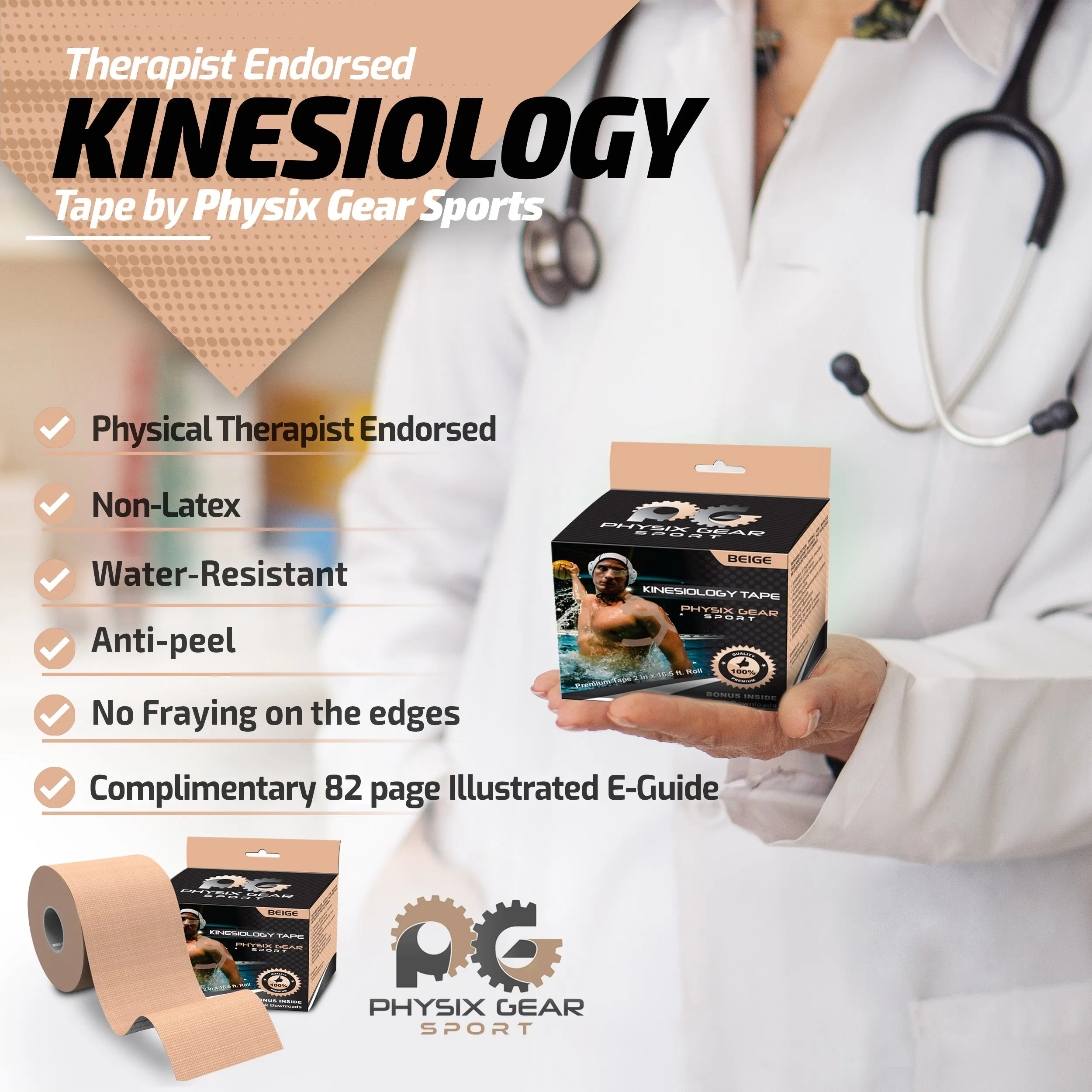 Kinesiology Tape - Support and Pain Relief for Active Lifestyles