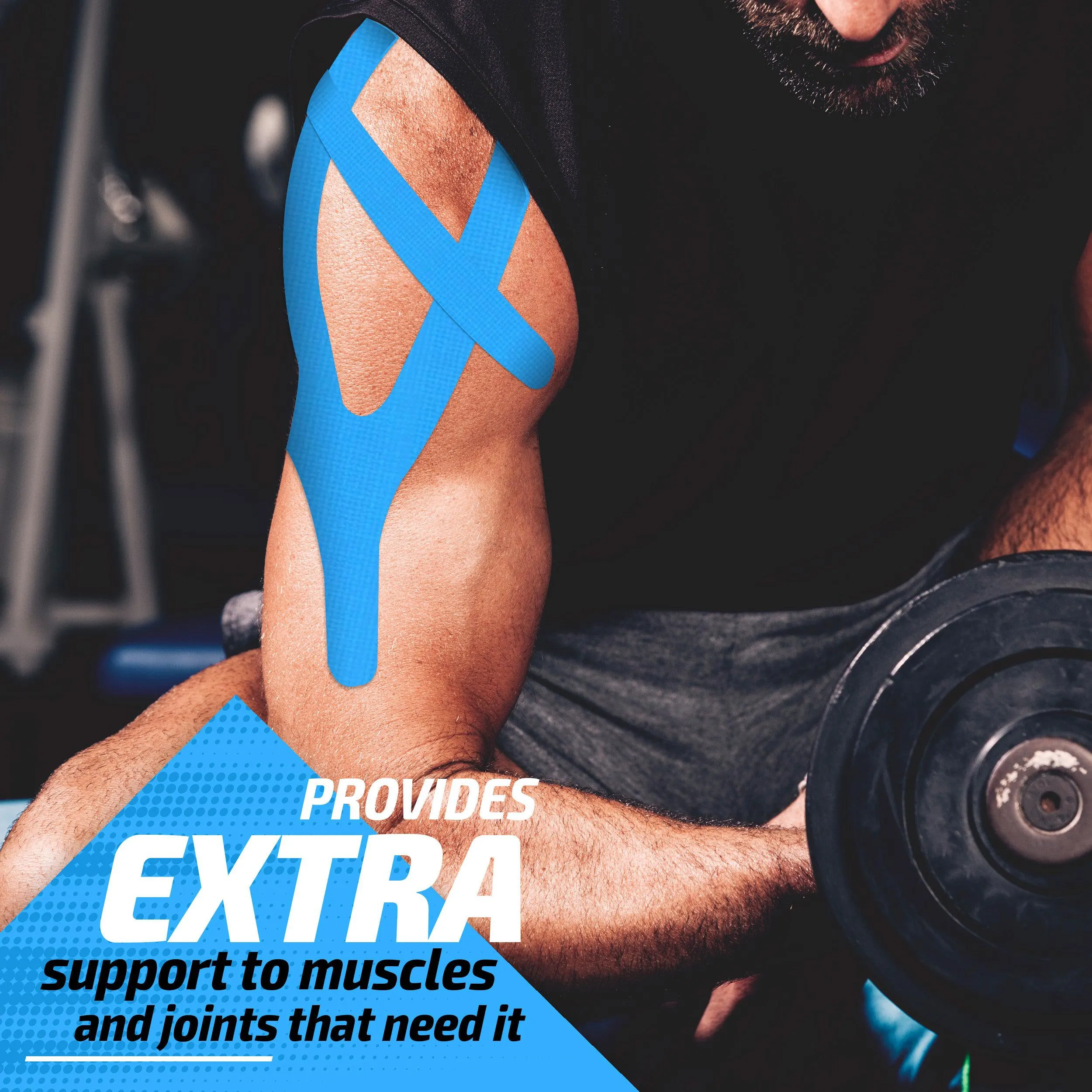 Kinesiology Tape - Support and Pain Relief for Active Lifestyles