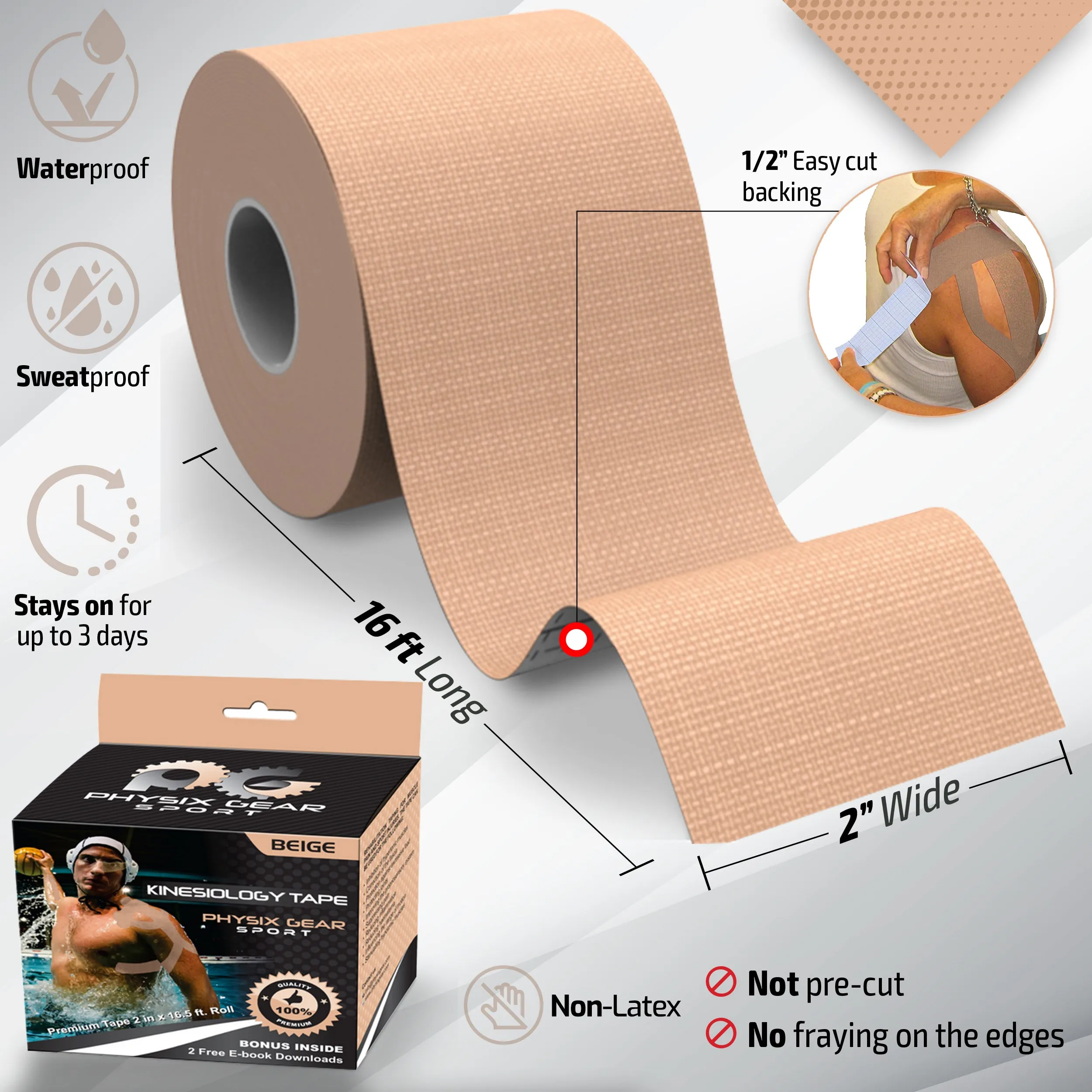 Kinesiology Tape - Support and Pain Relief for Active Lifestyles