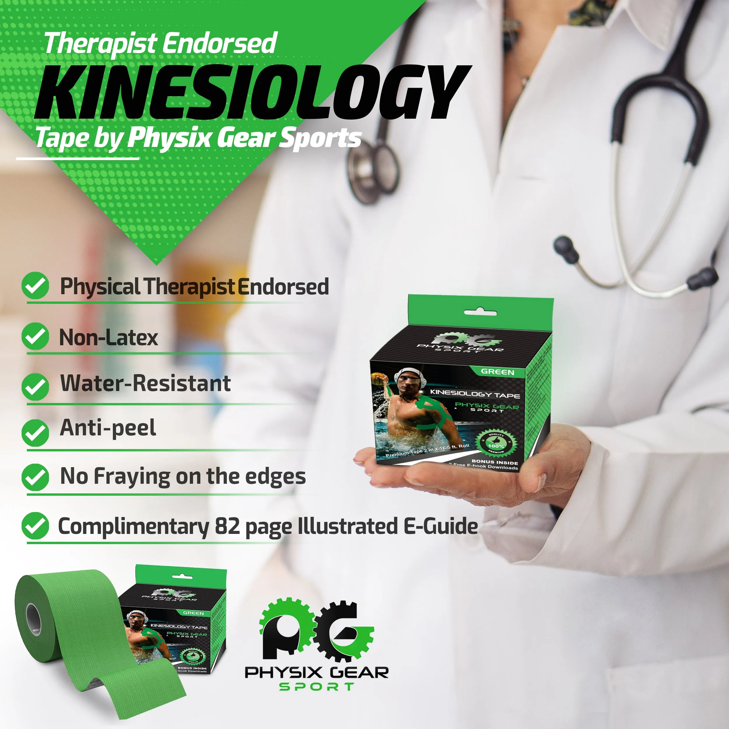 Kinesiology Tape - Support and Pain Relief for Active Lifestyles