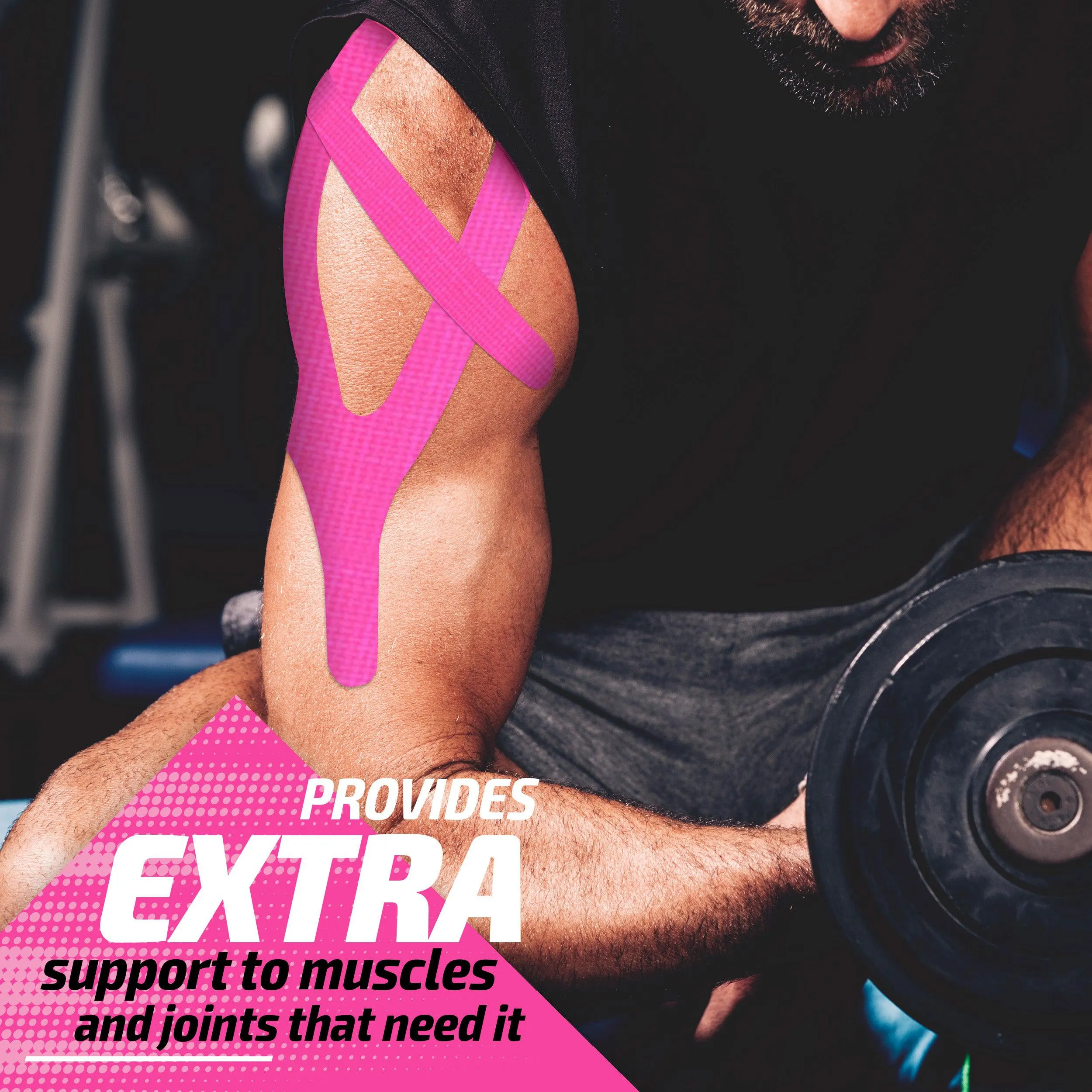 Kinesiology Tape - Support and Pain Relief for Active Lifestyles