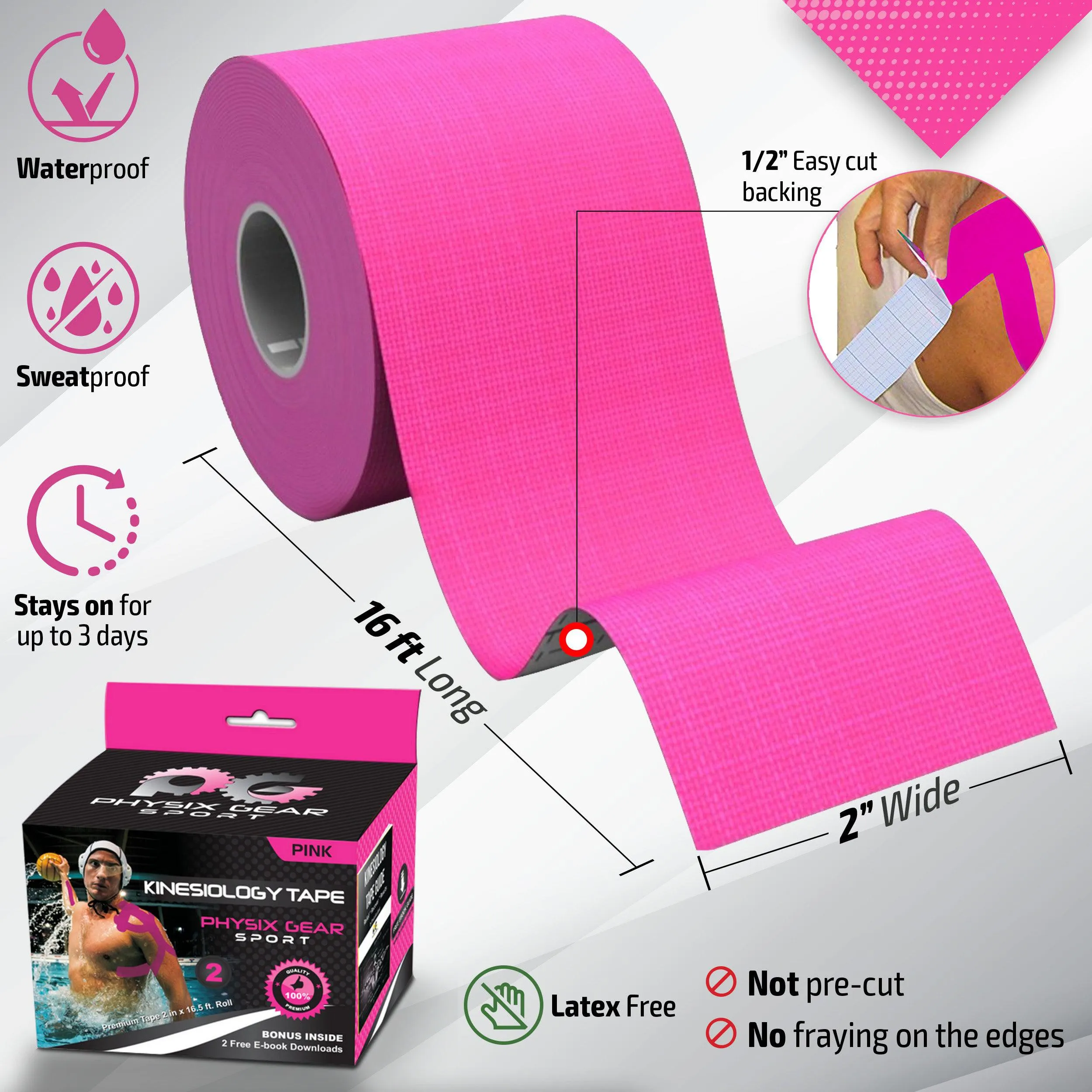 Kinesiology Tape - Support and Pain Relief for Active Lifestyles