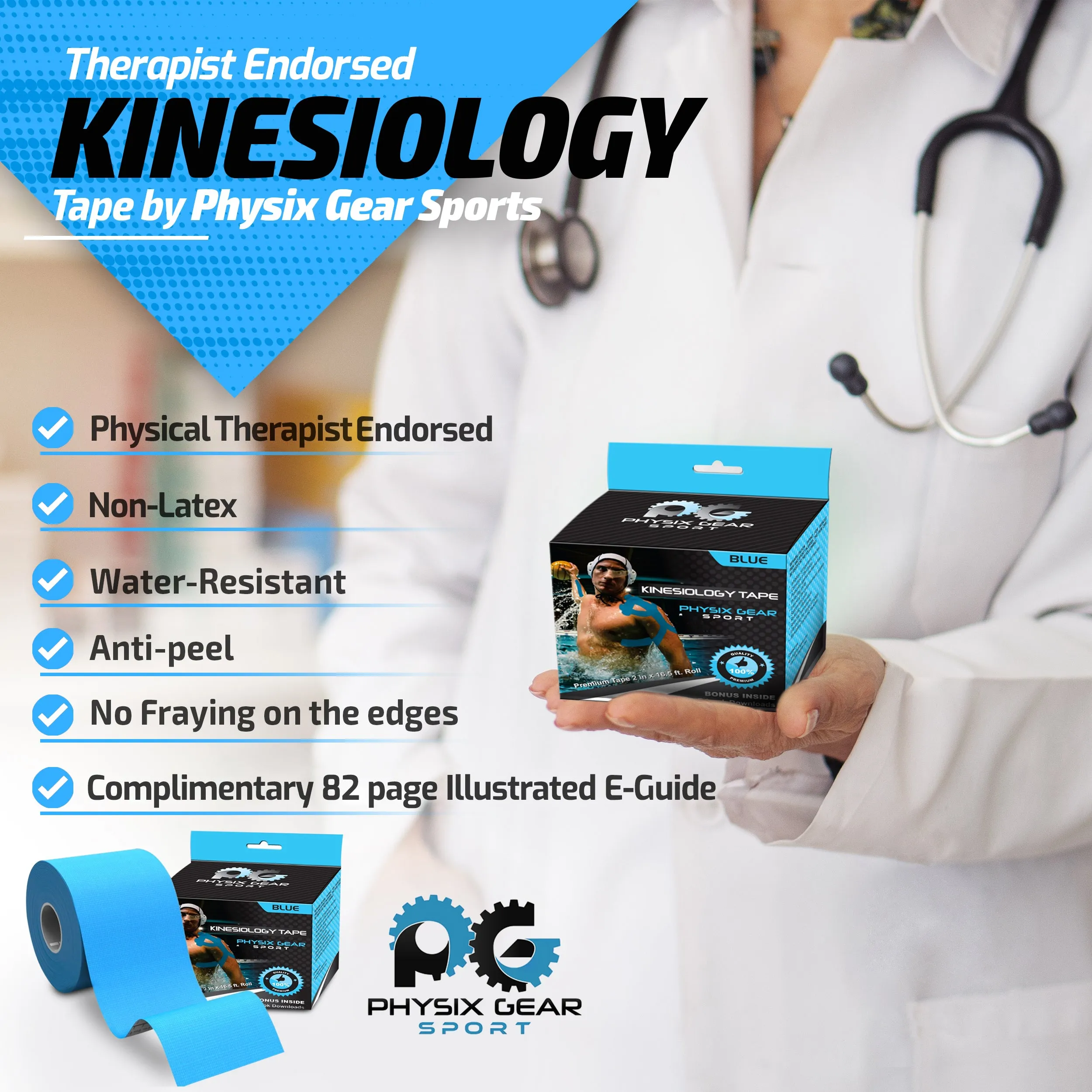 Kinesiology Tape - Support and Pain Relief for Active Lifestyles