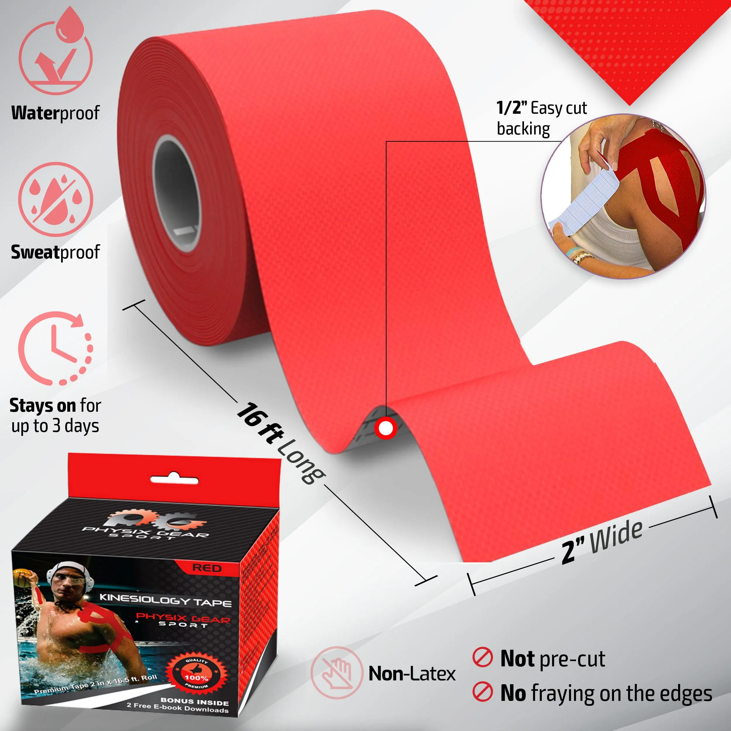 Kinesiology Tape - Support and Pain Relief for Active Lifestyles