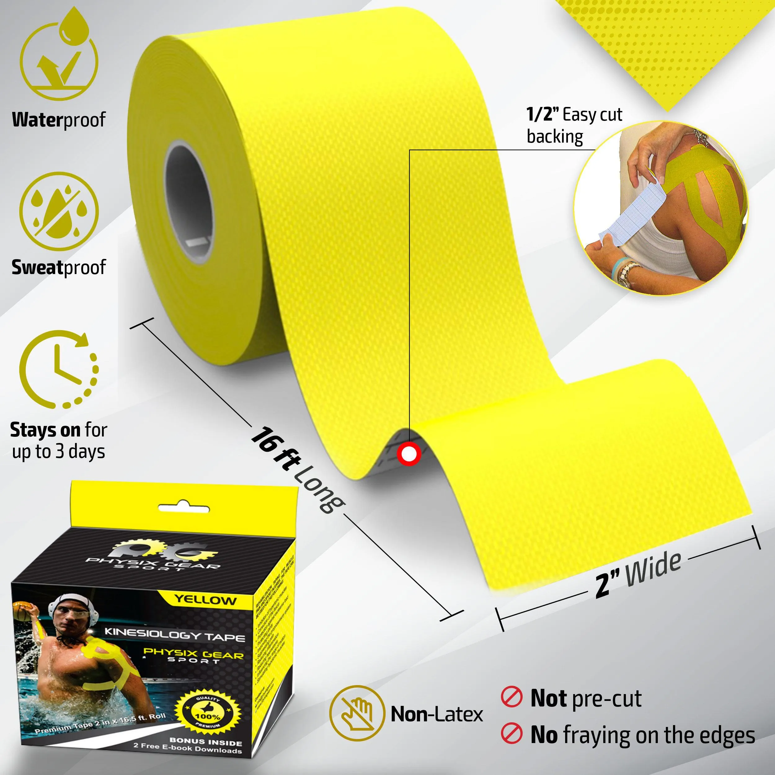 Kinesiology Tape - Support and Pain Relief for Active Lifestyles