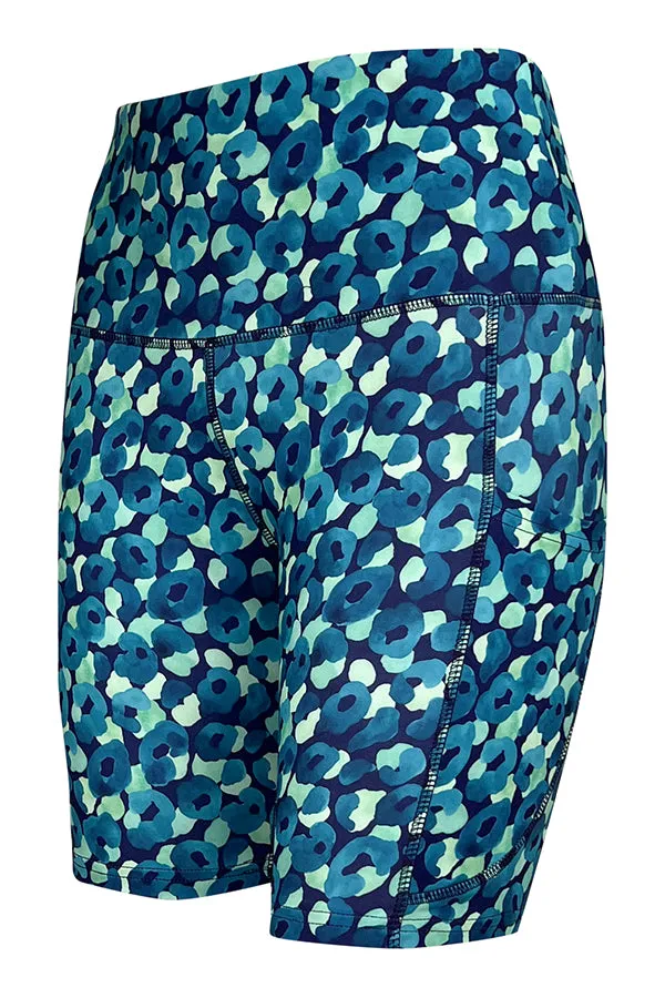 Leopard Lagoon Shorts   Pockets