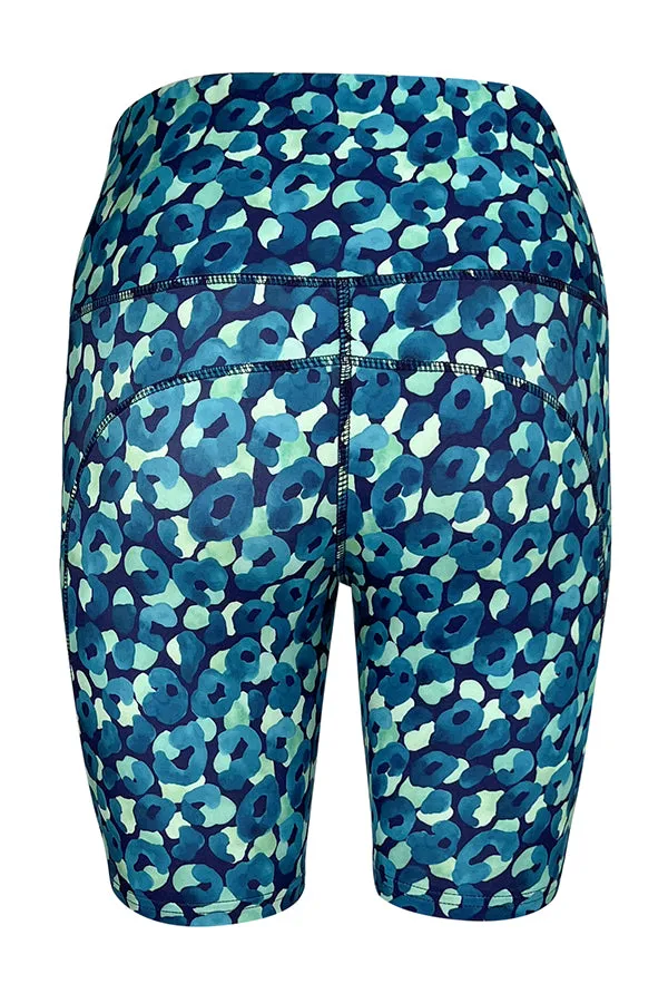 Leopard Lagoon Shorts   Pockets