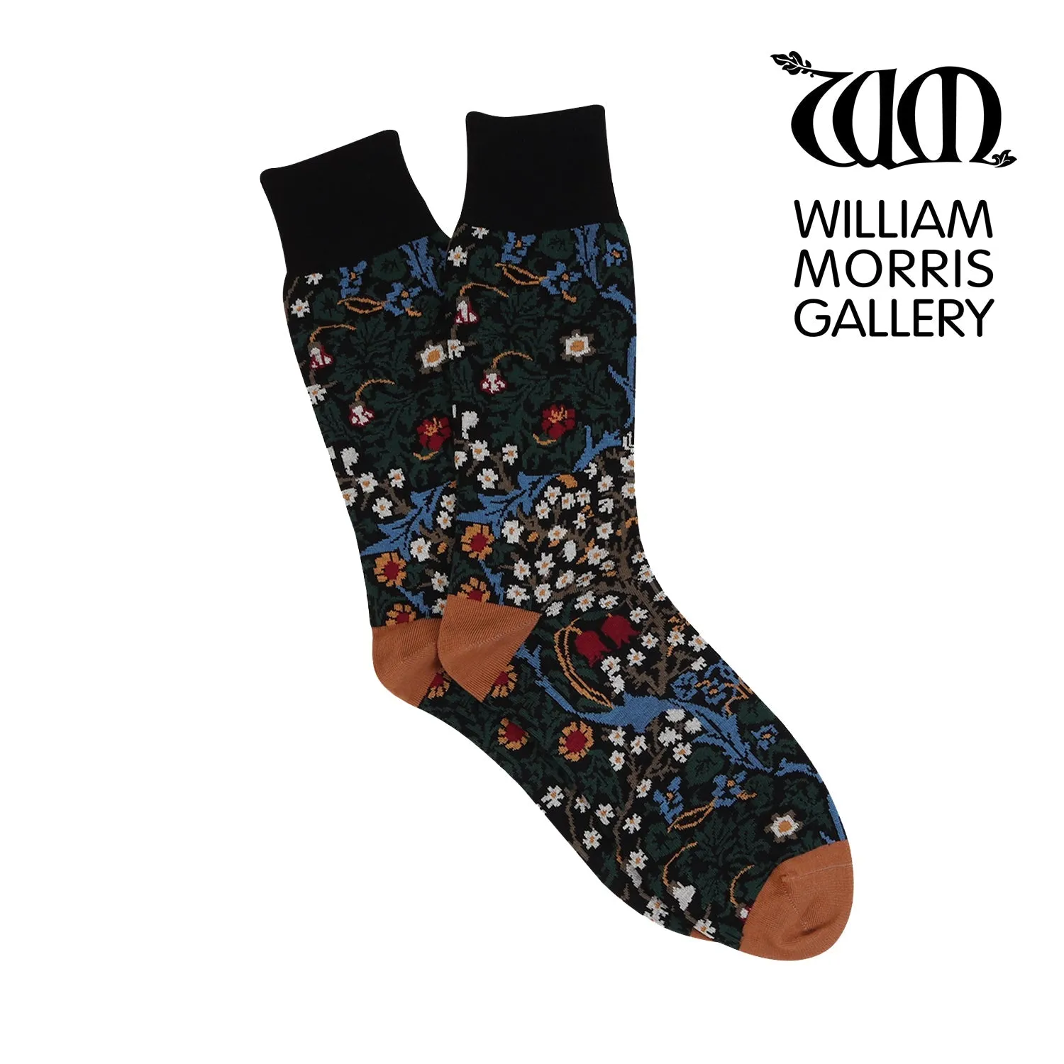 Men's William Morris Blackthorn Cotton Socks