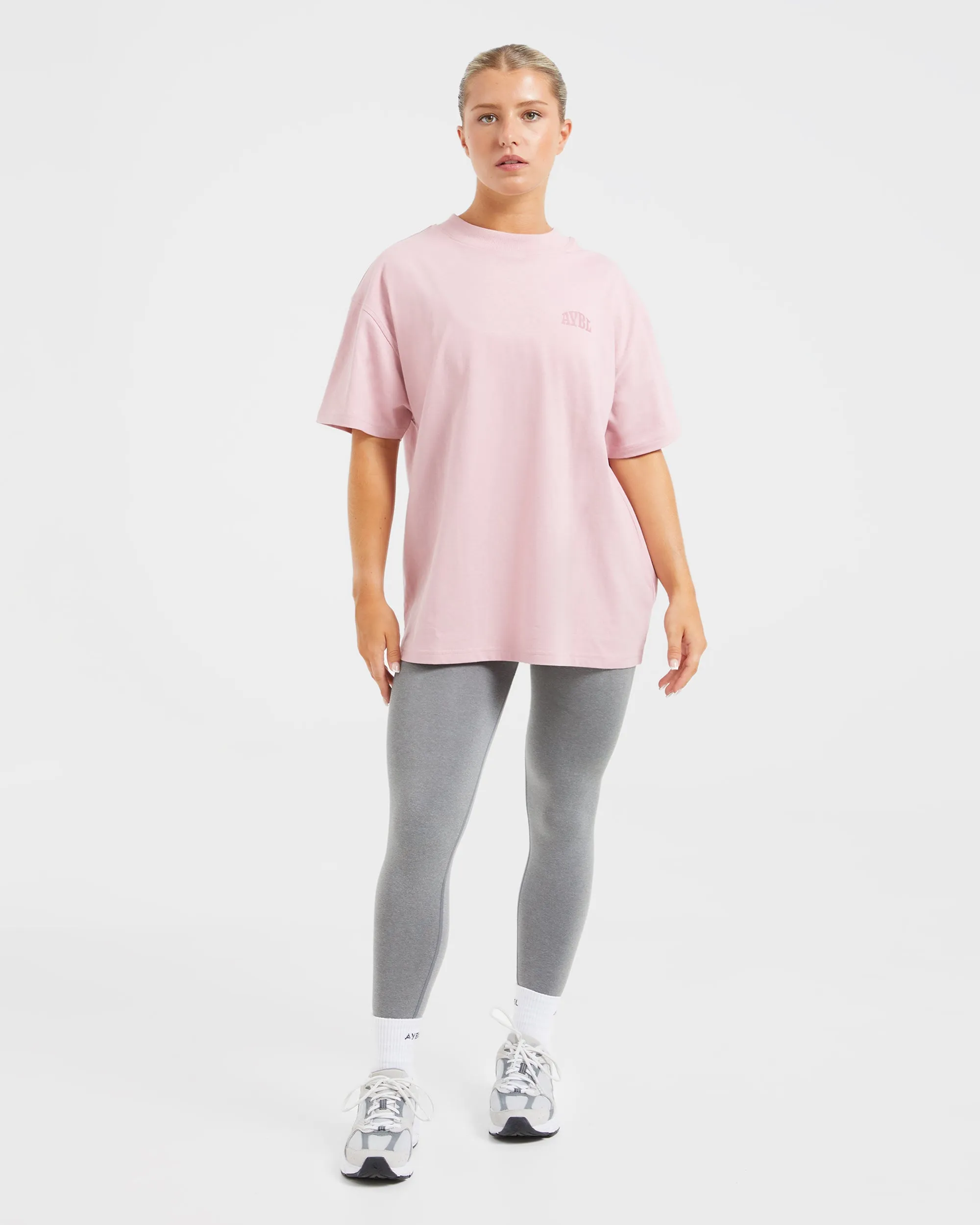 Mind Over Matter Oversized T Shirt - Pink