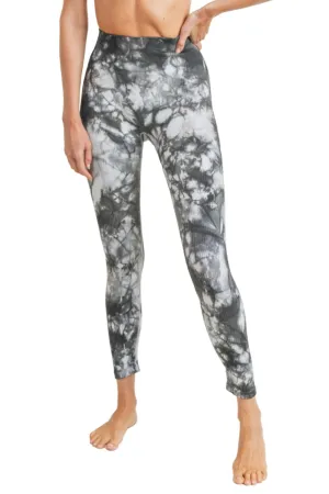 Mono B Glass Tie Dye Seamless Ribbed Legging APH3002