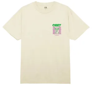 Obey Chain Link Fence Icon Tee Cream