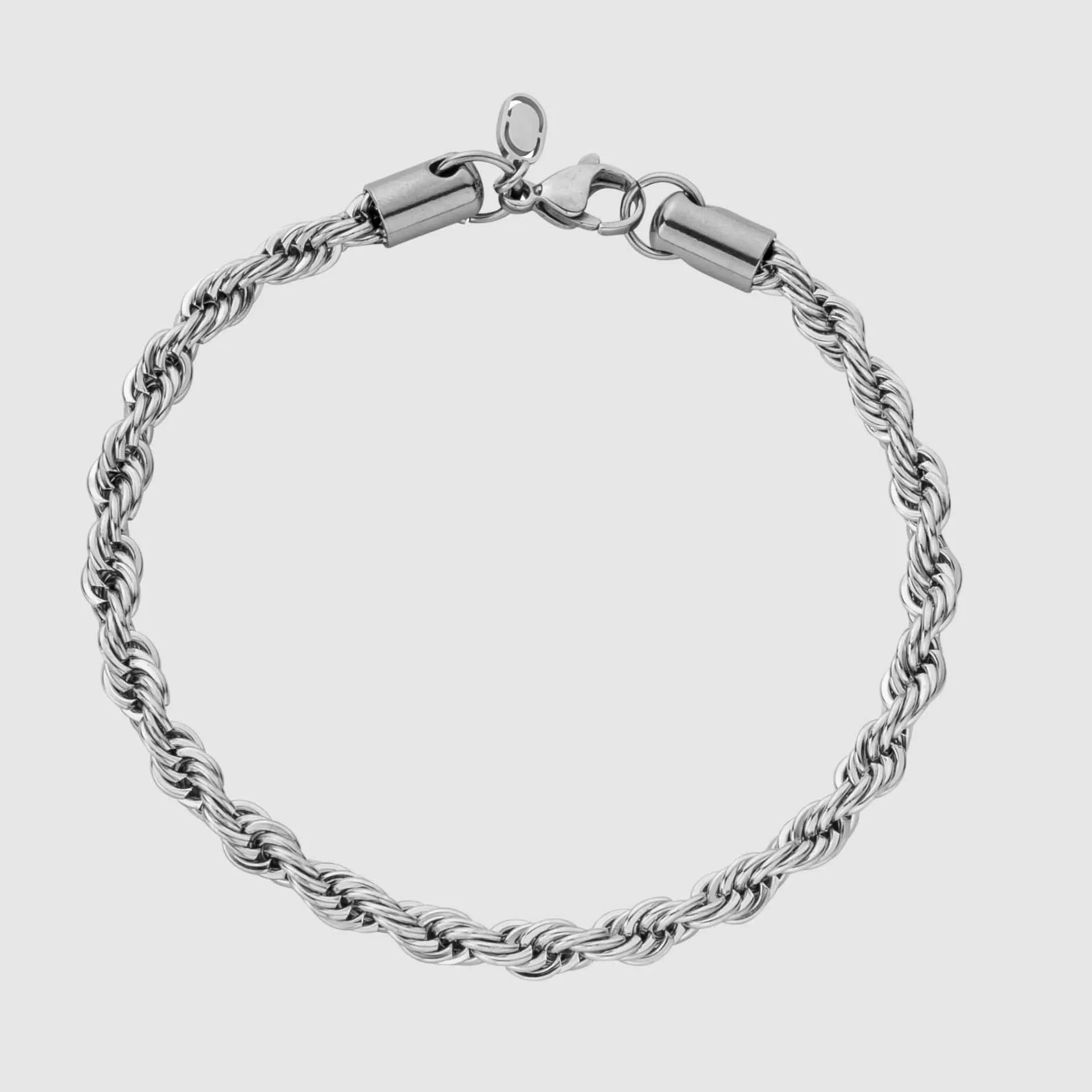 Rope Bracelet (Silver) 5mm