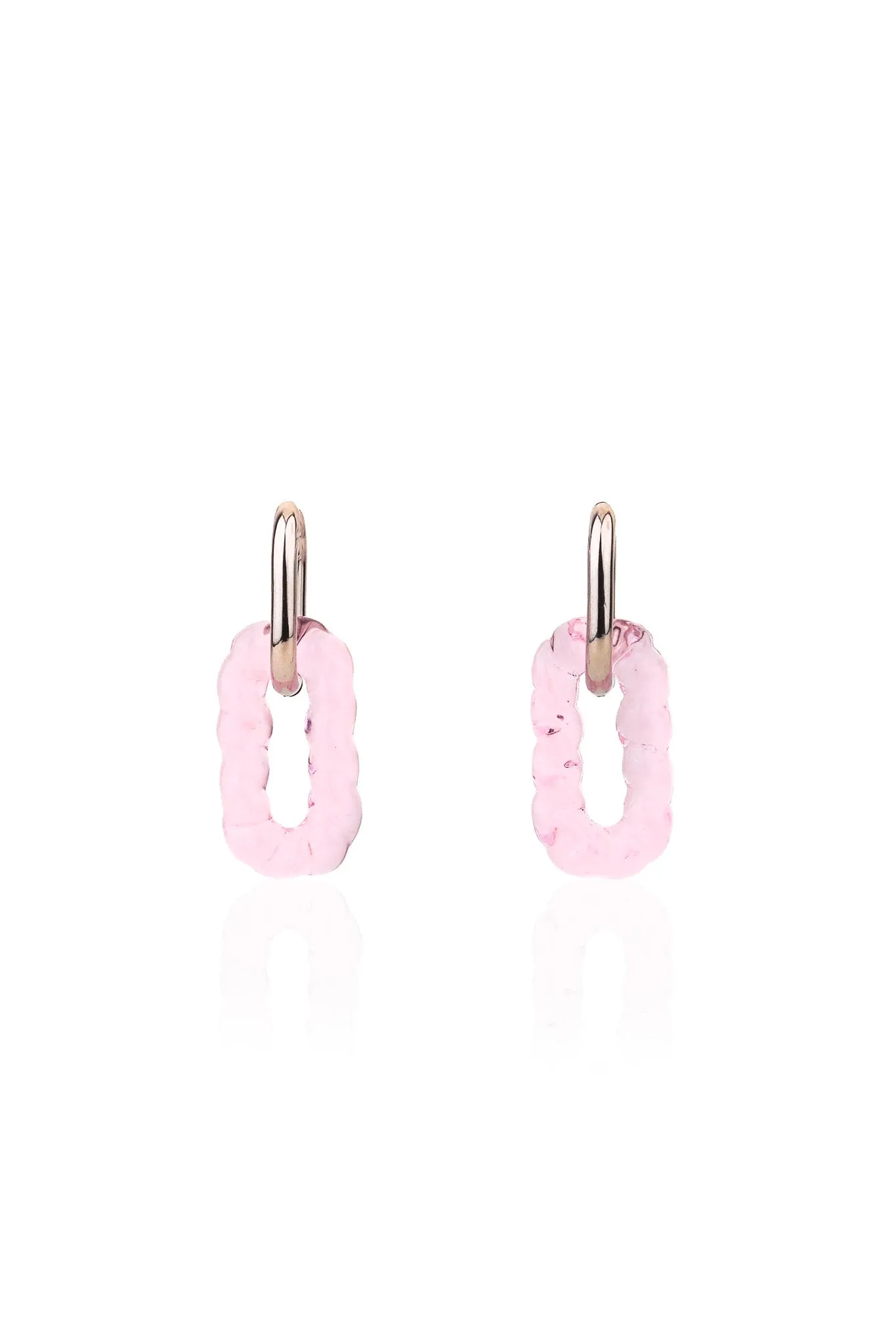 Rope Oval Hoop Earrings