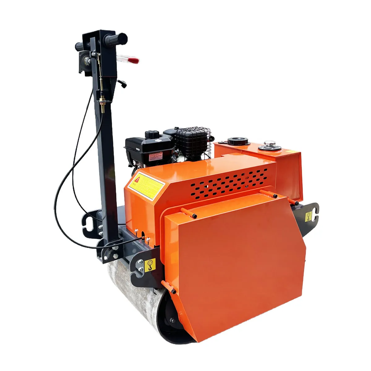 TMG Industrial 10 HP Double Wheel Vibratory Roller, 2 x 24” Wide & 17” Diameter Rollers, EPA Emissions Compliance, TMG-MVR25