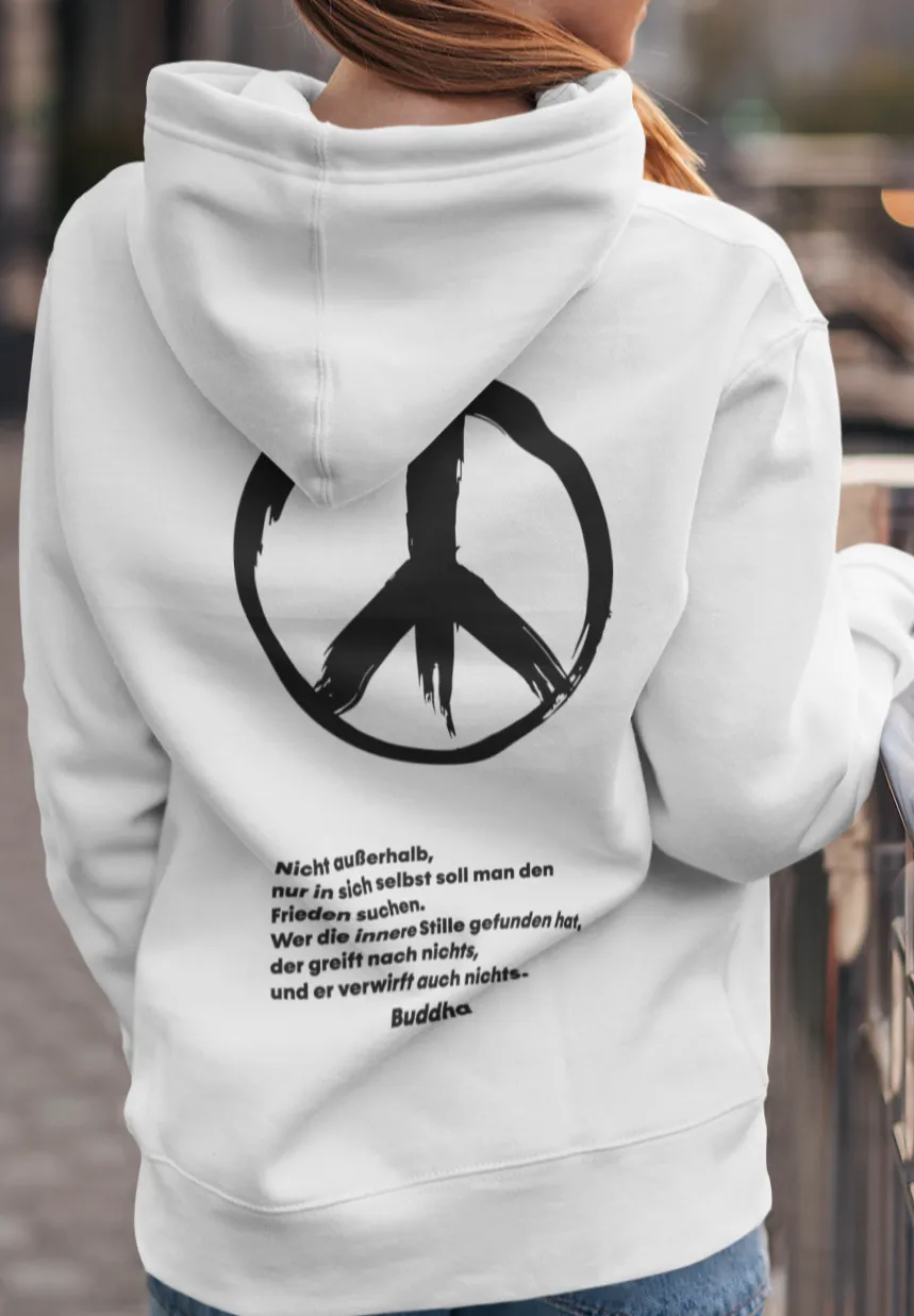 Zipper Hoodie Peace Unisex