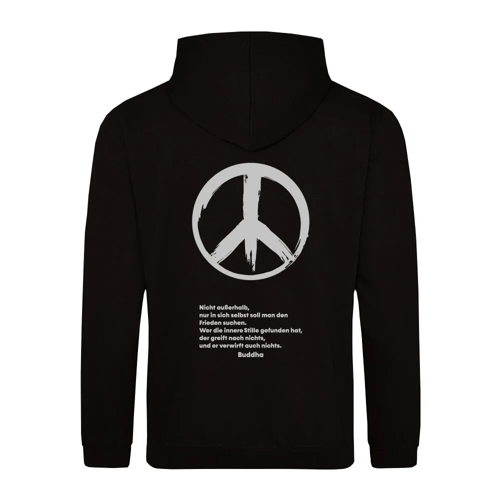 Zipper Hoodie Peace Unisex